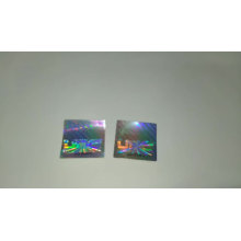 Custom design laser 3D security hologram sticker/ label for clothes/ textile/ fabric